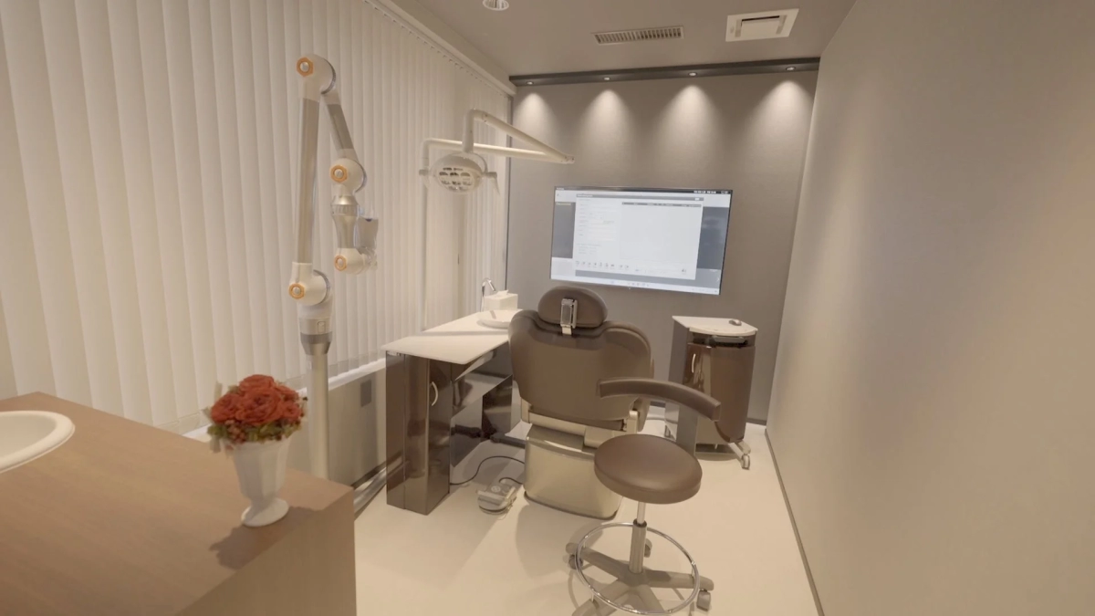 モダンな歯科診察室