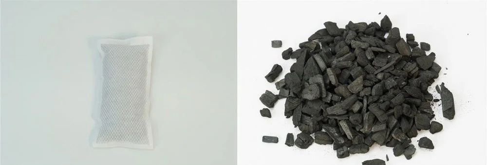 竹炭と袋