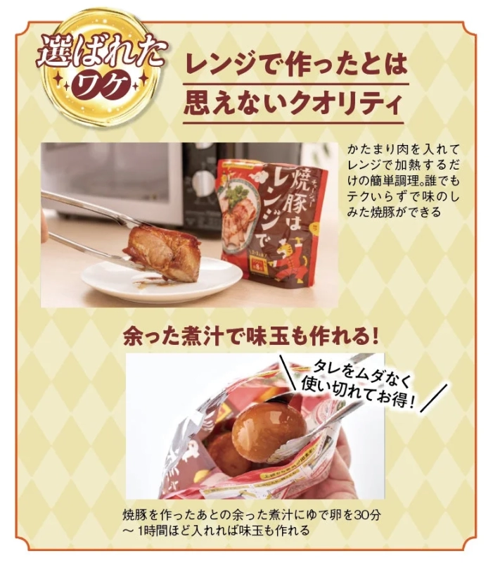 焼豚 レンジ調理説明