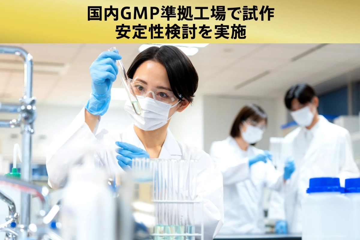 GMP工場での研究風景
