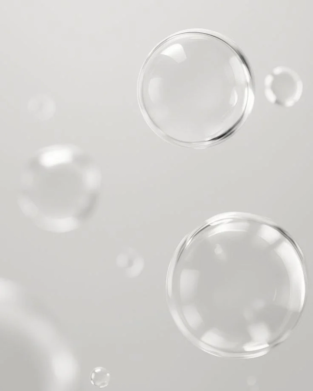 透明な泡